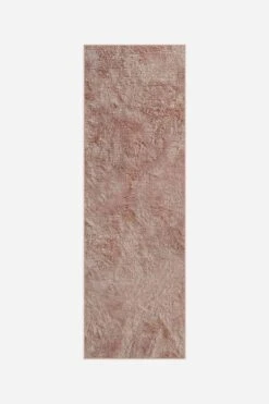 Flausch Mono Blush Teppich(Blush Flausch Teppich) -Wohn Teppich Welt 0463 Front Laeufer