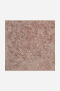 Flausch Mono Blush Teppich(Blush Flausch Teppich) -Wohn Teppich Welt 0463 Front Quadrat