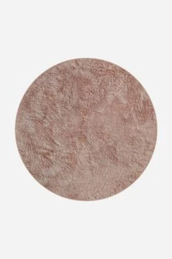 Flausch Mono Blush Teppich(Blush Flausch Teppich) -Wohn Teppich Welt 0463 Front rund 200