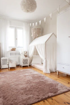 Flausch Mono Blush Teppich(Blush Flausch Teppich) -Wohn Teppich Welt 0463 Room