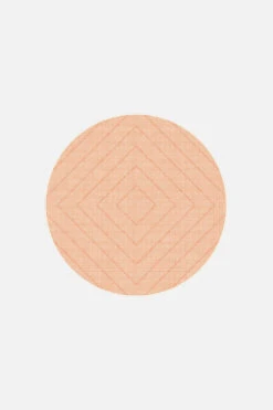 Diamond Papaya Teppich(Diamond Papaya Teppich) -Wohn Teppich Welt 0469 DiamondPapaya Front Rund120