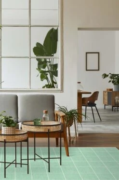 Retro Mint Teppich(Retro Mint Teppich) -Wohn Teppich Welt 0474 RetroMint Room a7022cab 2f59 4544 ac89 98da9795d141