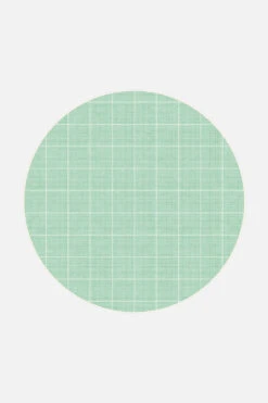 Retro Mint Teppich(Retro Mint Teppich) -Wohn Teppich Welt 0475 RetroMint Front rund200 3849088a 66c7 47f2 b04f 98e237115abc