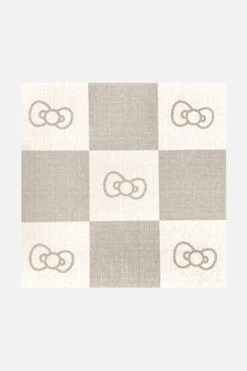 Hello Kitty Karo Natur Teppich(Hello Kitty Karo Natur Teppich) 15 Hello Kitty Karo Natur Teppich(Hello Kitty Karo Natur Teppich) -Wohn Teppich Welt 0495 HelloKittyKaroNatur Zoom