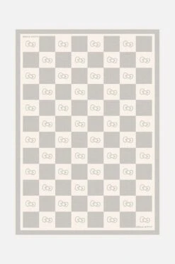 Hello Kitty Karo Grau Teppich(Hello Kitty Karo Grau Teppich)