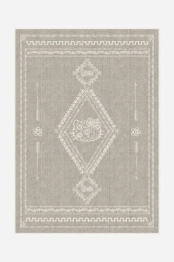 Wohn Teppich Welt 9 Hello Kitty Tribal Taupe Teppich(Hello Kitty Tribal Taupe Teppich)