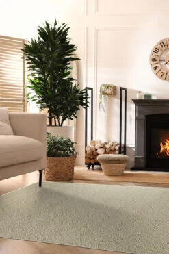 Schneeflocke Zimt Teppich(Schneeflocke Zimt Teppich) -Wohn Teppich Welt 0513 SchneeflockeZimt Room