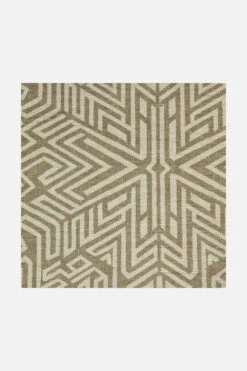 Schneeflocke Zimt Teppich(Schneeflocke Zimt Teppich) -Wohn Teppich Welt 0513 SchneeflockeZimt Zoom