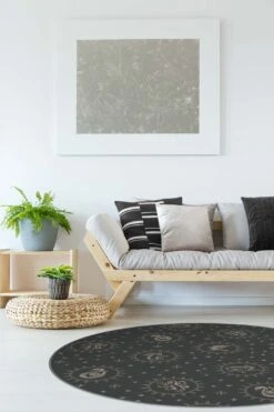 Harry Potter™ Sternenflug Basalt Teppich(Harry Potter Sternenflug Basalt Teppich) -Wohn Teppich Welt 0527 Harry Potter Sternenflug Basalt Rund Room