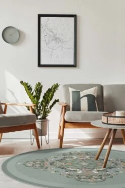 Harry Potter™ Schlangen Salbei Teppich(Harry Potter Schlangen Salbei Teppich) -Wohn Teppich Welt 0536 Harry Potter Schlangen Salbei Rund Room