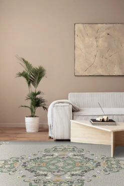 Harry Potter™ Schlangen Greige Teppich(Harry Potter Schlangen Greige Teppich) -Wohn Teppich Welt 0537 Harry Potter Schlangen Greige Room