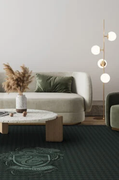 Harry Potter™ Wappen Slytherin Teppich(Harry Potter Wappen Slytherin Teppich) -Wohn Teppich Welt 0554 Harry Potter Wappen Slytherin Room