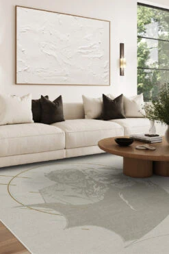 Batman™ Schatten Beige Teppich(Batman Schatten Beige Teppich) -Wohn Teppich Welt 0569 Batman Schatten Beige Shopify Room e354213a 499e 4b06 8965 a968712e1847