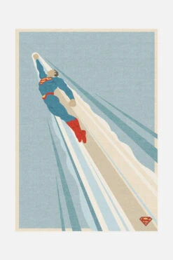 Superman™ Flug Blau Teppich(Superman Flug Blau Teppich)