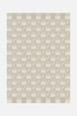 The Flash™ Karo Beige Teppich(The Flash Karo Beige Teppich)