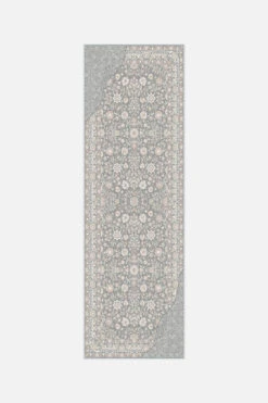 Finja Hellgrau Teppich(Finja Hellgrau Teppich) -Wohn Teppich Welt 0601 Finja Hellgrau Shopify Laeufer