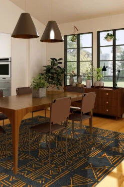 Antik Gold Teppich(Antik Gold) -Wohn Teppich Welt 290 AntikGold Quadrat Room