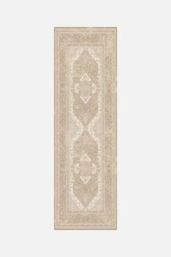 Mahan Walnuss Teppich(Mahan Walnuss Teppich) 26 Mahan Walnuss Teppich(Mahan Walnuss Teppich) -Wohn Teppich Welt MahanBeige Laeufer Front