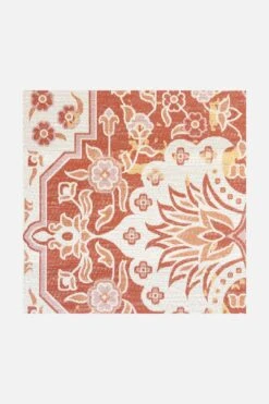 Mahan Coral Teppich(Mahan Coral) -Wohn Teppich Welt MahanOrange Zoom