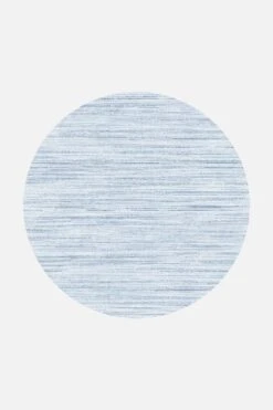 Uni Hellblau Teppich(Uni Hellblau Teppich) -Wohn Teppich Welt UniHellblau Rund Front
